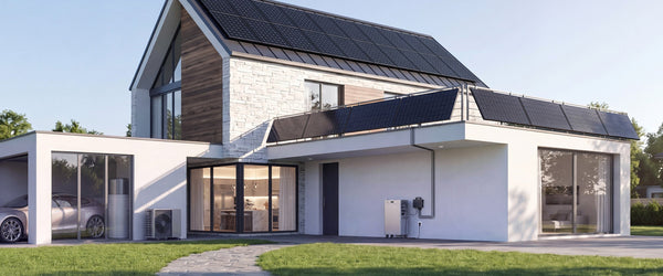 Installatiescenario SolarFlow 4000 Mix AC+