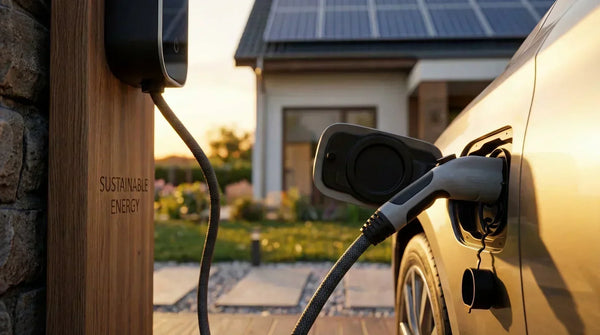 laadpaal met zonnepanelen