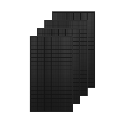 4*430W bifaciaal zonnepaneel - Voorzijde met glasoppervlak voor lichtabsorptie