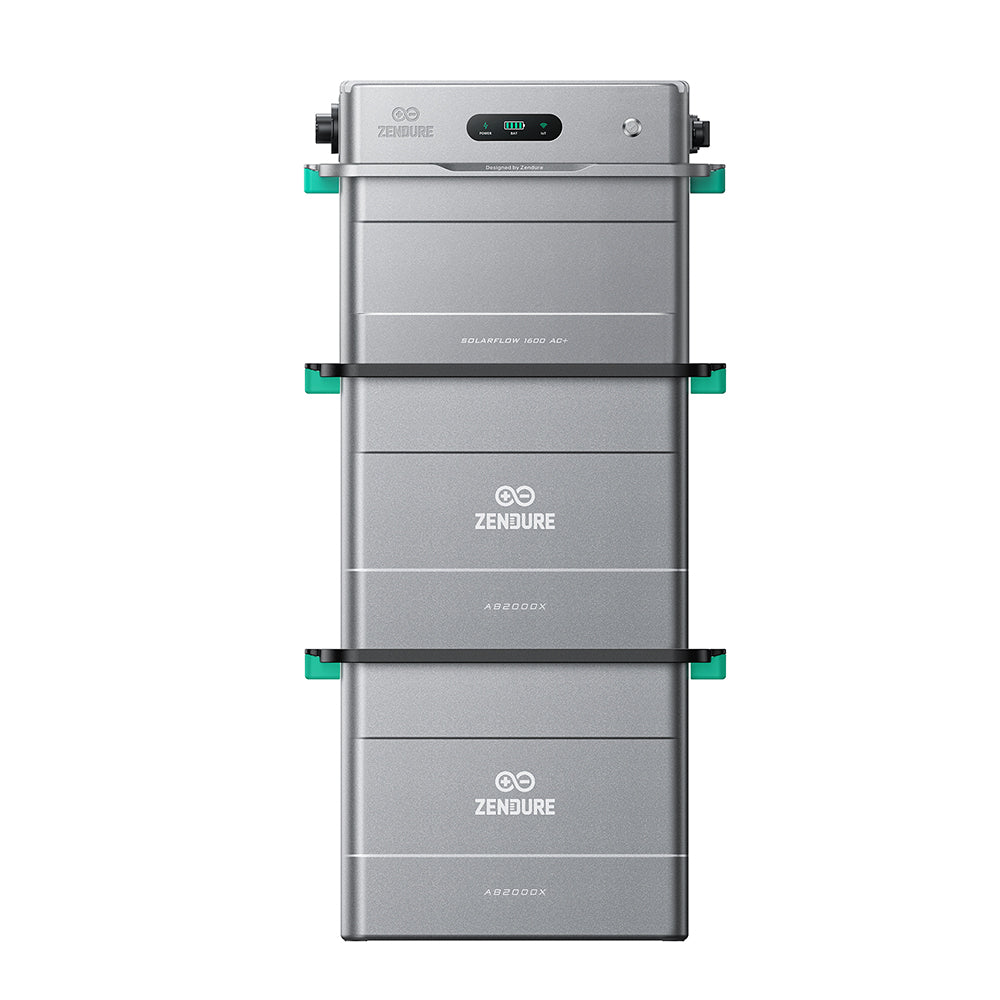 SolarFlow 1600 AC+ met twee extra accu's