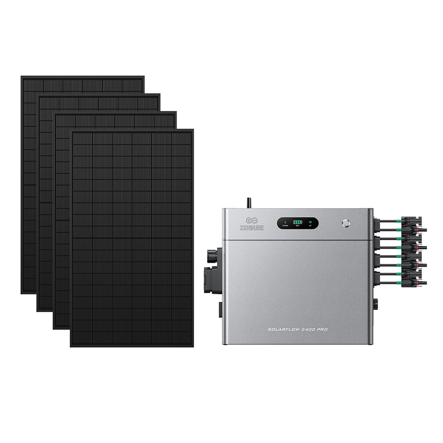 SolarFlow 2400 Pro met bifaciale zonnepanelen